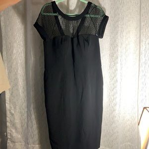NWT black house white market dress